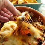 Mexican Bean Dip with Cheese