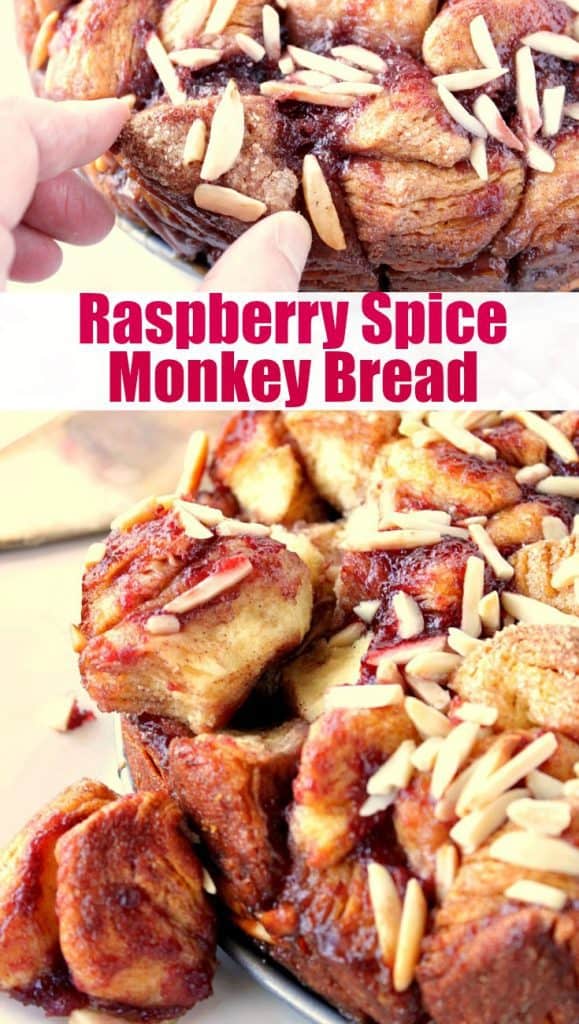 Collage image for Raspberry Spice Monkey Bread