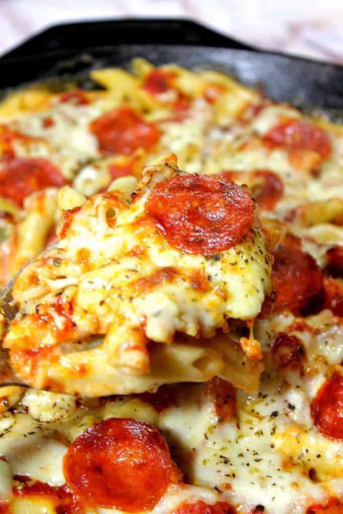 Best Ever Pepperoni Pizza Macaroni and Cheese Recipe