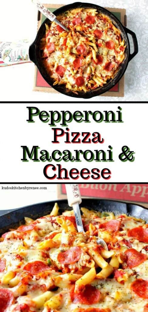 Pepperoni Pizza Long Title Collage Image