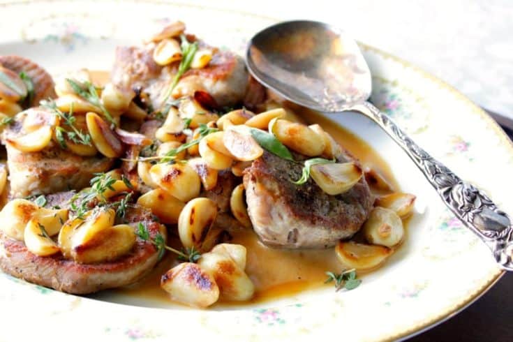 Fragrant & Sweet Garlic Lovers Pork Chops