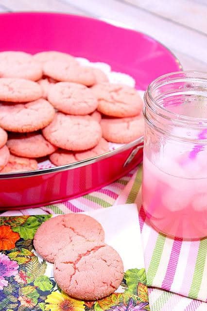 Pink Lemonade Cookies