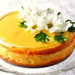Lemon Cheesecake with Lemon Curd Topping and Daisy's