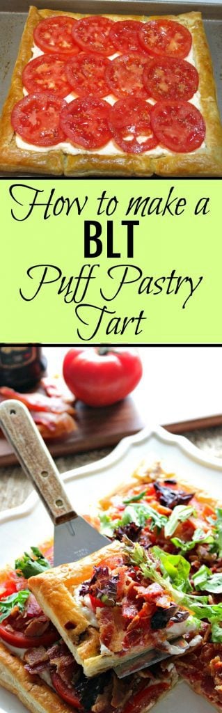 Delectable BLT Puff Pastry Tart - Kudos Kitchen by Renee