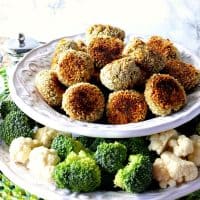 Crunchy Creamy Broccoli Cauliflower Vegetable Tots