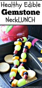 How to Make A Healthy Edible Necklace On A String for Back-To-School