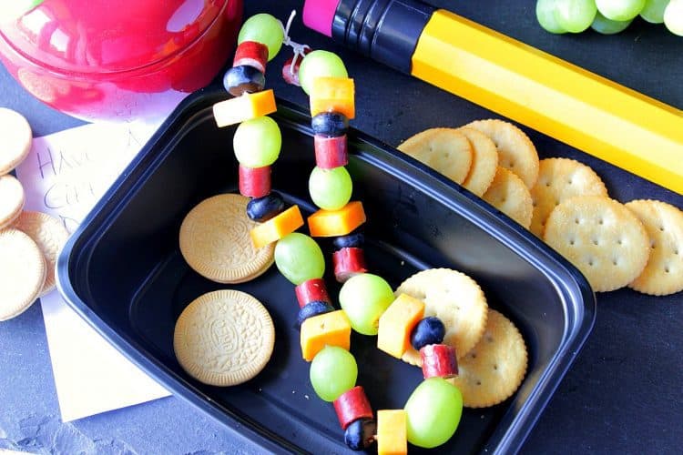 How to Make A Healthy Edible Necklace On A String for BackToSchool