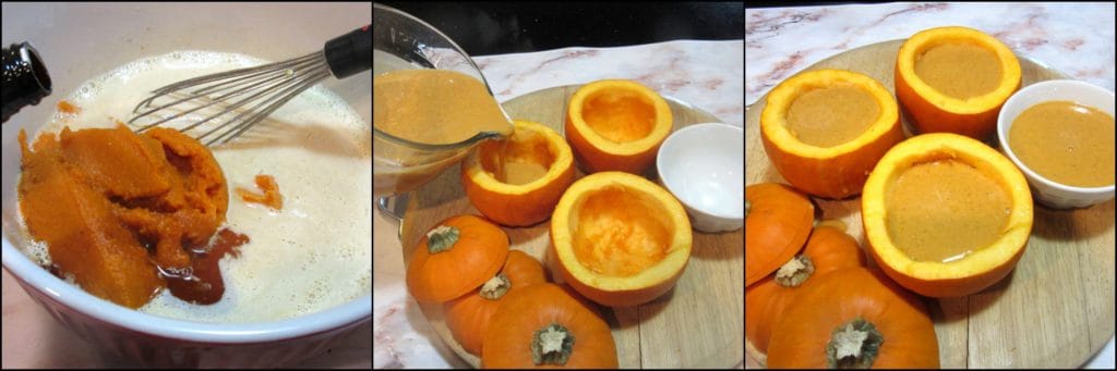 How to make pumpkin creme brulée photo tutorial. 