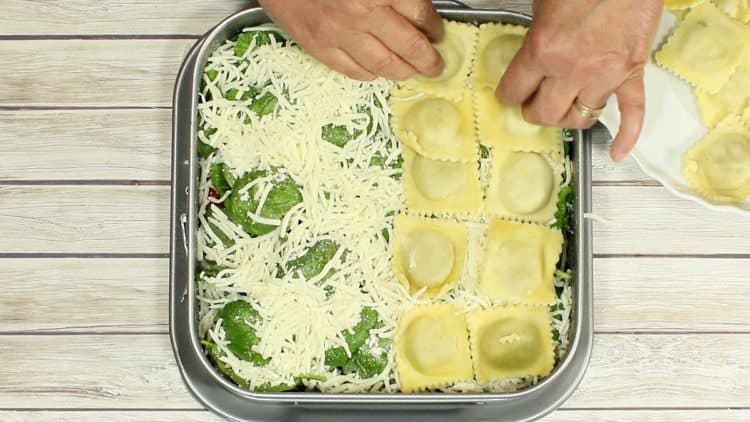 easy company’s coming alfredo ravioli lasagna