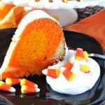 Candy Corn Colored Pound Cake without Candy Corn Candy