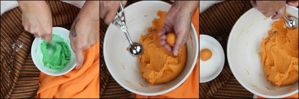 How to make Pumpkin Shaped Sugar Cookies | Kudos Kitchen by Renee