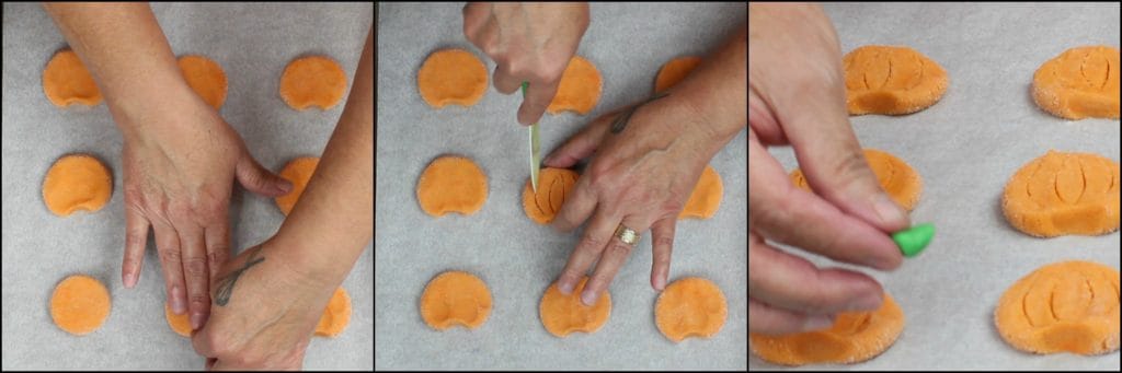 How to make Pumpkin Shaped Sugar Cookies | Kudos Kitchen by Renee