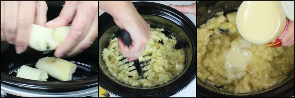 How to make Comforting Slow Cooker Banana Coconut Pudding