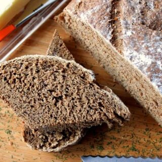 Rustic Onion Rye Bread with Dill