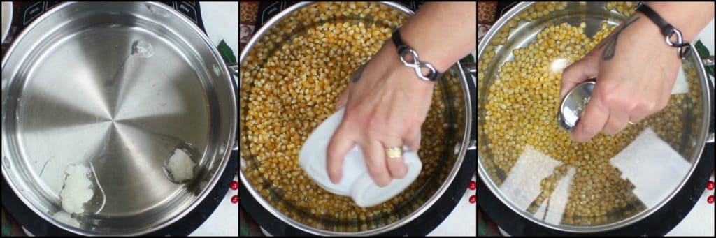 Easy Delicious White Chocolate Christmas Popcorn for Gifts