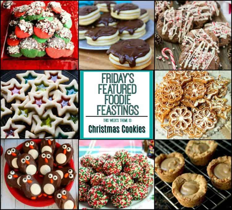 Christmas cookie recipe roundup for friday’s featured foodie feastings