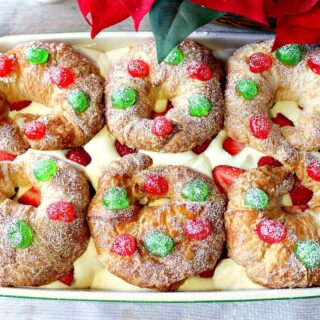 Special Occasion Eggnog Pastry Cream Filled Croissants
