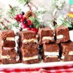 Creamy Chocolate Espresso Peppermint Fudge Recipe