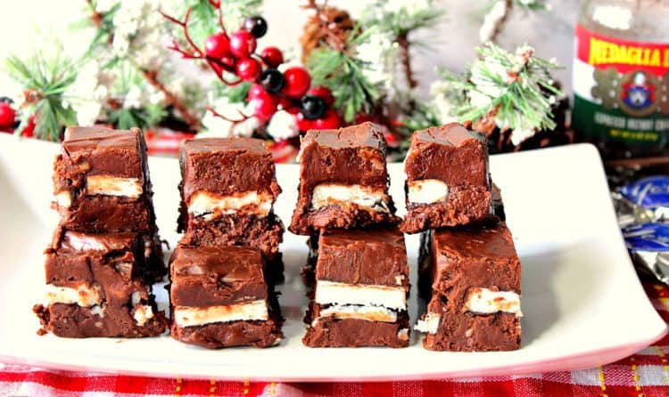 creamy chocolate espresso peppermint fudge