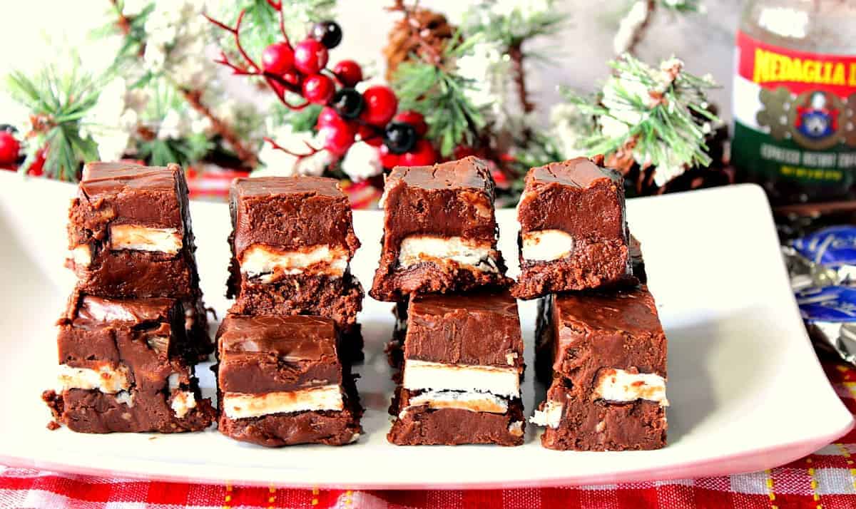 Creamy Chocolate Espresso Peppermint Fudge Kudos Kitchen by Renee