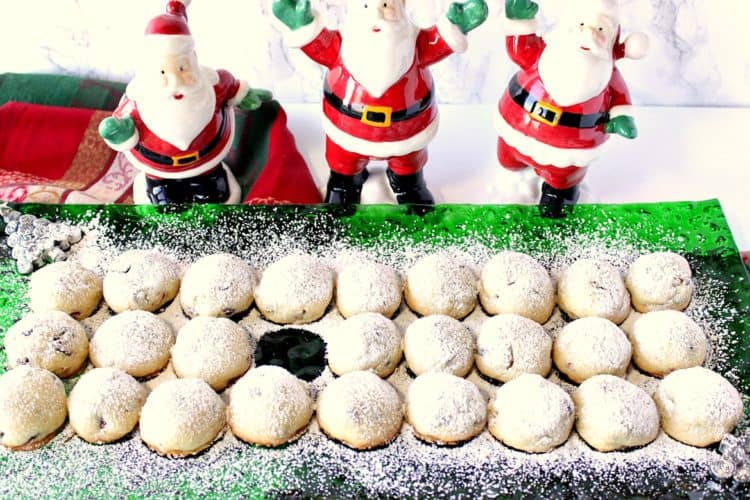 buttery sweet pistachio cranberry snowball cookies