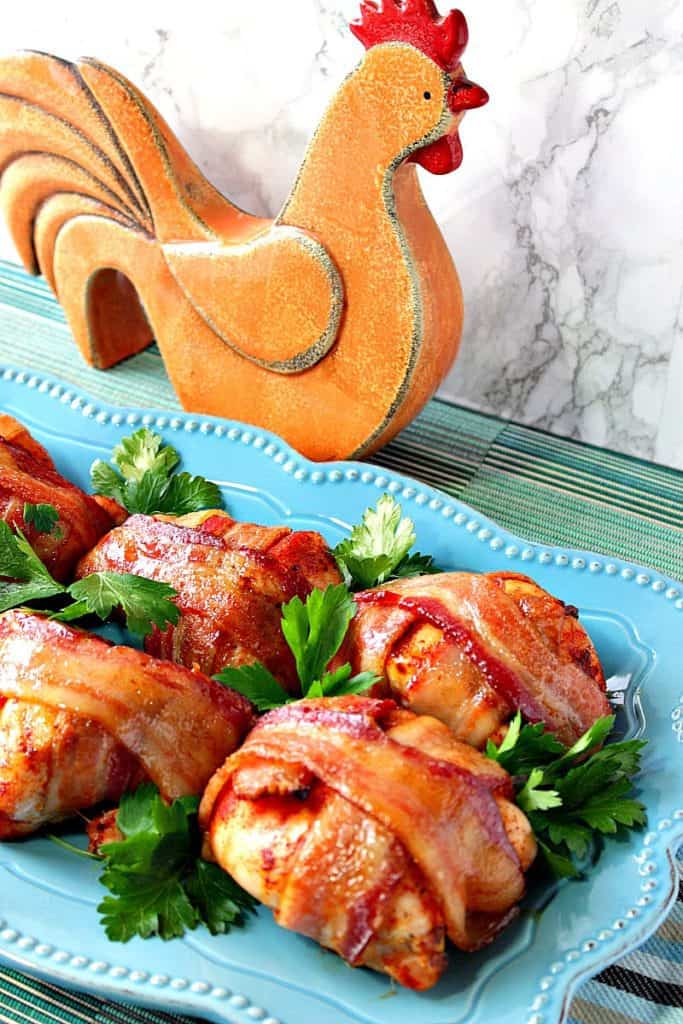 Smoky Sweet Bacon Wrapped Chicken Breasts | Kudos Kitchen by Renee