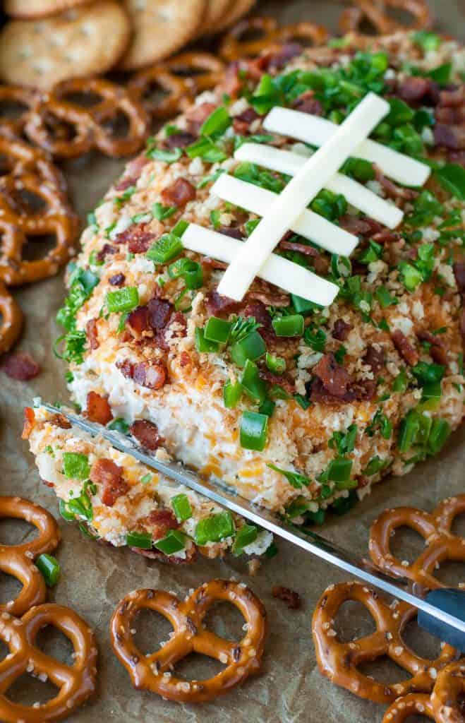 Football Shaped Food Roundup 2018 for Friday's Featured Foodie Feastings