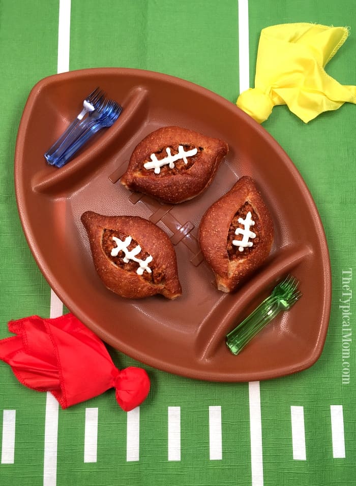 Football Shaped Food Roundup 2018 for Friday's Featured Foodie Feastings