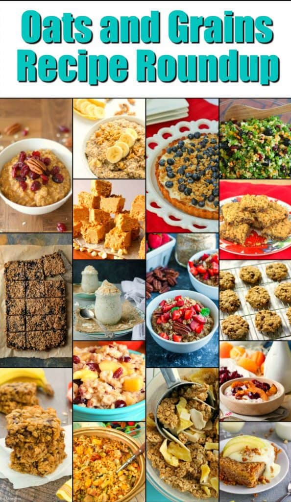 Oats & Grains Recipe Roundup 2018 for Friday's Featured Foodie Feastings | Kudos Kitchen by Renee