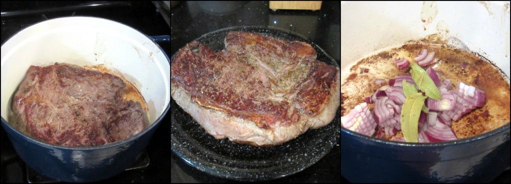 How to make the best ever Dutch Oven Braised Pot Roast photo tutorial.