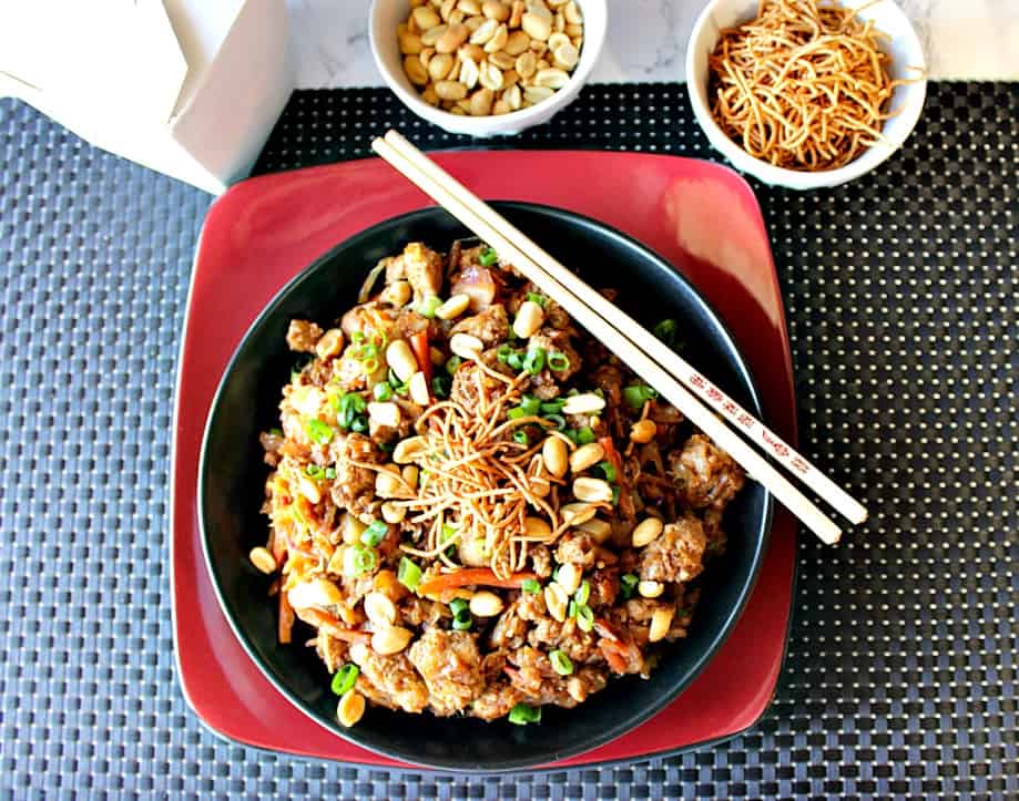 Tasty Chinese Ground Pork Egg Roll Bowl Kudos Kitchen Style | Kudos Kitchen by Renee