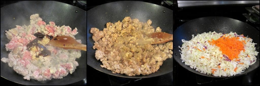 How to make Ground Pork Egg Roll Bowl.