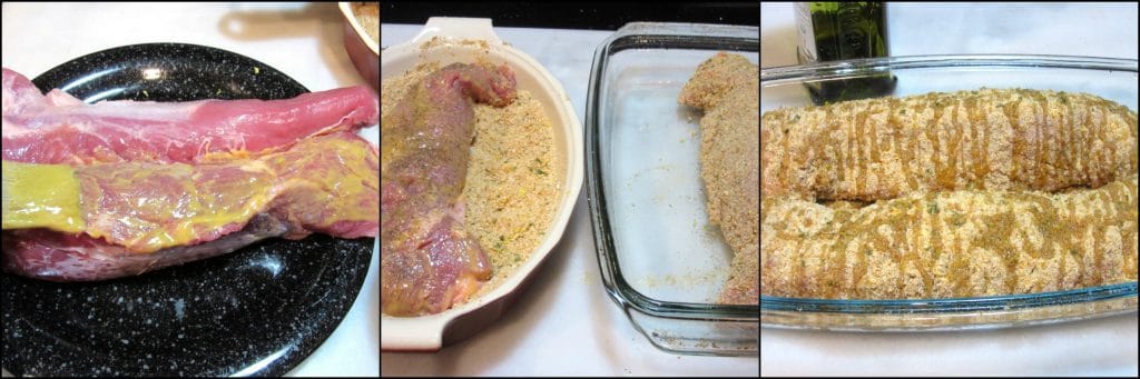 How to make Honey Dijon Pork Tenderloin with Breadcrumbs & Lemon - www.kudoskitchenbyrenee.com