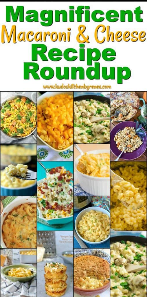 This Macaroni & Cheese Recipe Roundup is a sure-fire winner for bringing you every kind of macaroni & cheese recipe you could possibly want. From vegan to full-on decadent, they're all here for you to enjoy! - www.kudoskitchenbyrenee.com Macaroni & Cheese Recipe Roundup 2018 Friday's Featured Foodie Feastings - www.kudoskitchenbyrenee.com