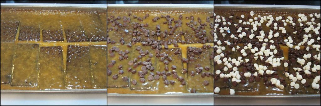 How to make Chocolate Graham Cracker Toffee with Almonds - Kudos Kitchen by Renee