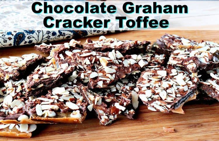 best ever double chocolate graham cracker toffee