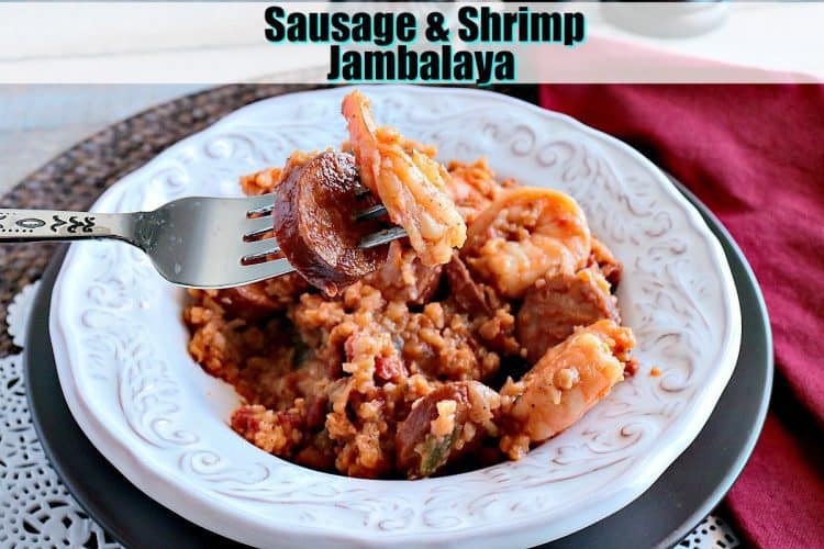 sausage & shrimp jambalaya kudos kitchen style