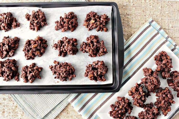 NoBake Peanut Butter and Chocolate Granola Jumbles Kudos Kitchen