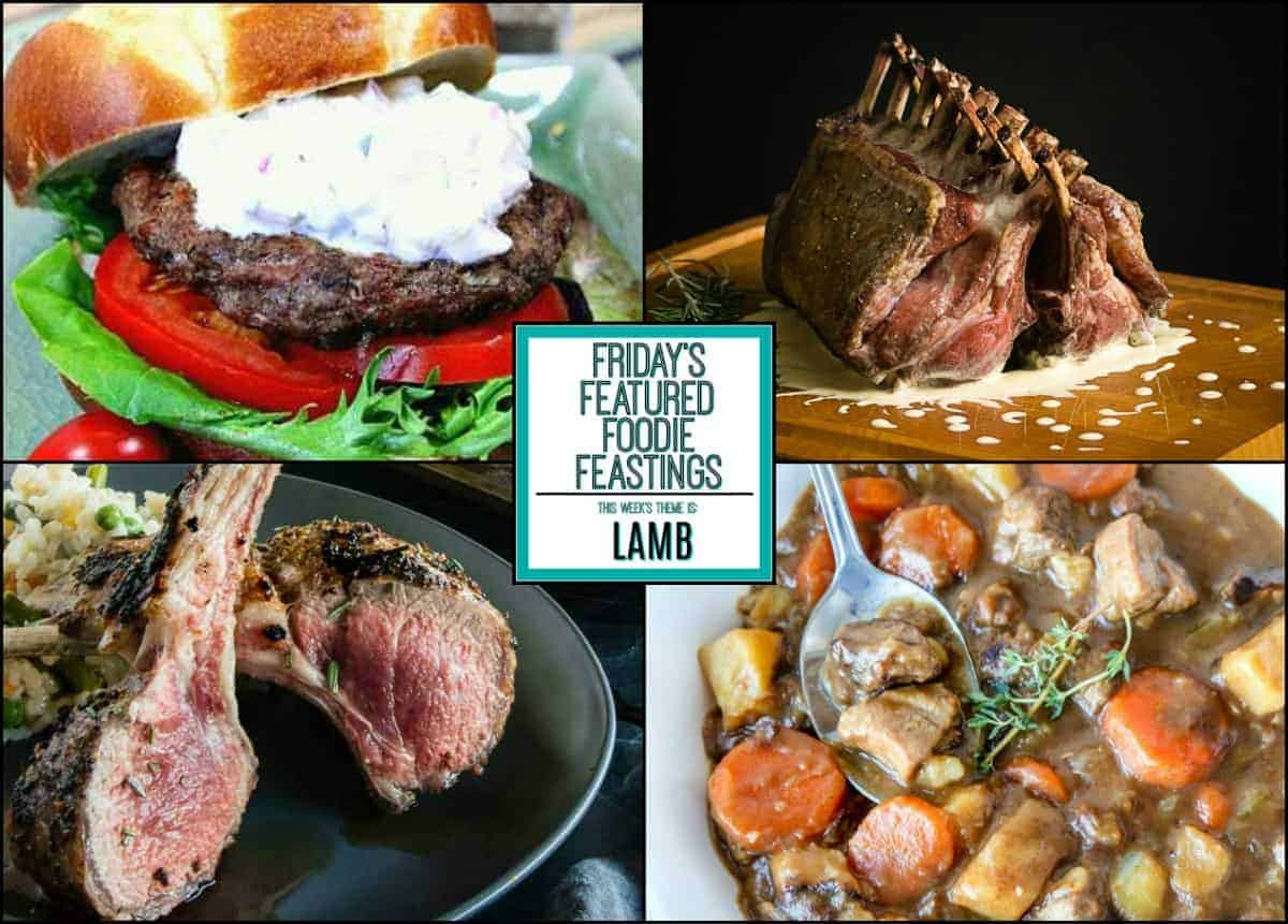 Lip-Smacking Lamb Recipe Roundup for Friday's Featured Foodie Feastings - www.kudoskitchenbyrenee.com