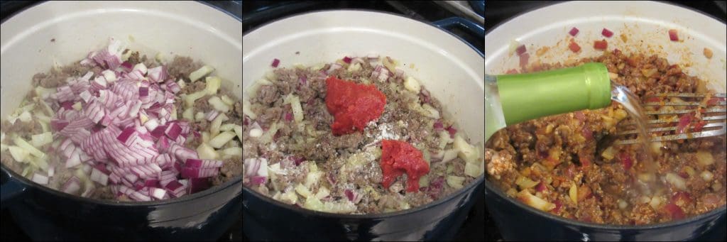 Photo tutorials of making White Bean, Fennel & Italian Sausage Soup - www.kudoskitchenbyrenee.com