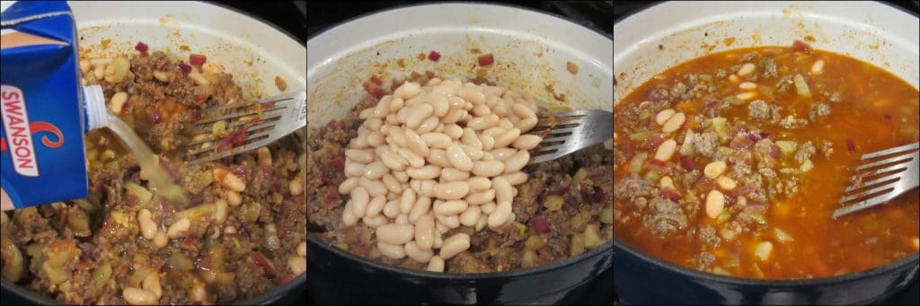 Photo tutorial of making White Bean, Fennel & Italian Sausage Soup - www.kudoskitchenbyrenee.com
