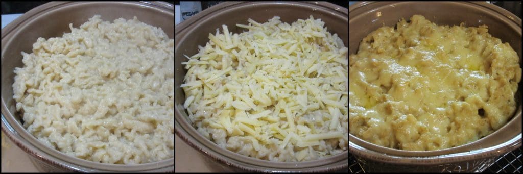 How to make German spaetzle casserole.