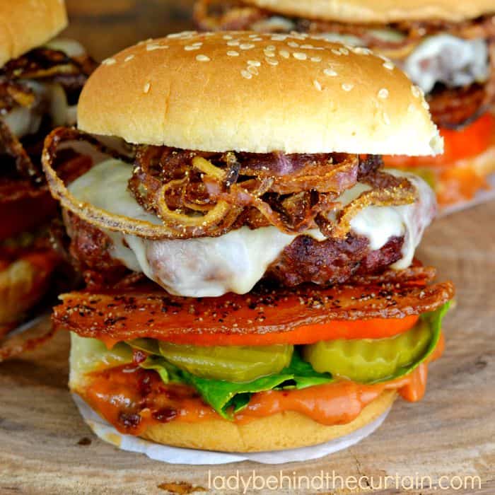 Big Burger Bonanza Recipe Roundup 2018 for Friday's Featured Foodie Feastings - kudoskitchenbyrenee.com