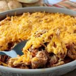 Low Carb Shredded Salsa Chicken can be eaten as is, or piled high on a bun for a sandwich. Talk about a versatile recipe the whole family will enjoy!! - kudoskitchenbyrenee.com 