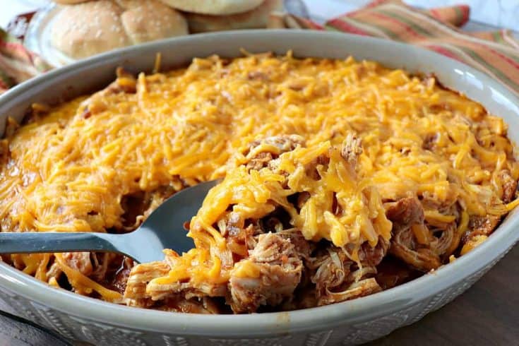 Low Carb Shredded Salsa Chicken can be eaten as is, or piled high on a bun for a sandwich. Talk about a versatile recipe the whole family will enjoy!! - kudoskitchenbyrenee.com