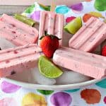Creamy Dreamy Frozen Strawberry Whipped Keto Pops - kudoskitchenbyrenee.com