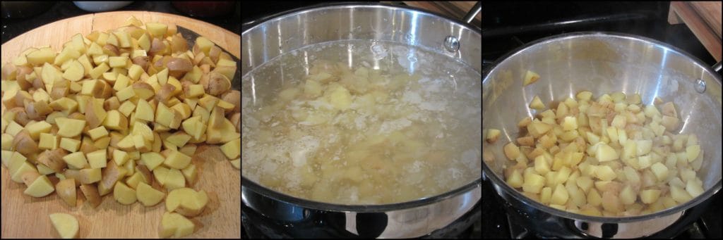 How to make creamy dijon potato salad recipe photo tutorial - kudoskitchenbyrenee.com