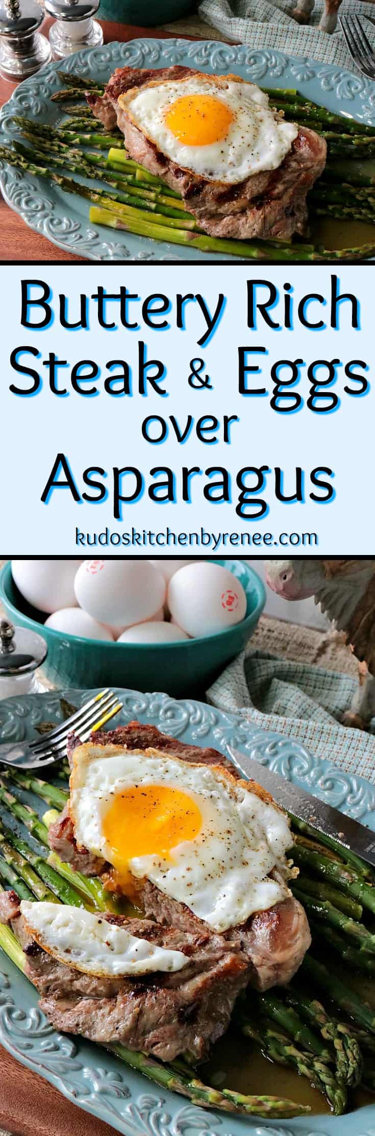 Steak and Eggs Over Asparagus Recipe Kudos Kitchen by Renee