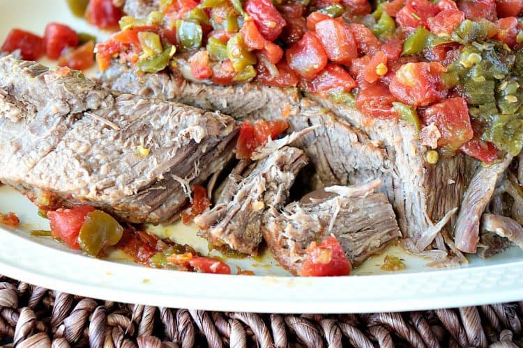 Four Ingredient Chile Pepper Pressure Cooker Pot Roast