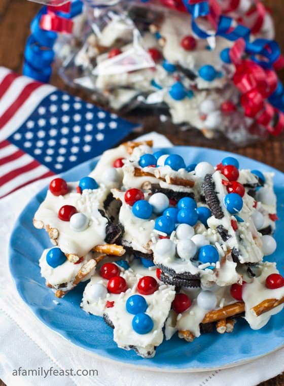 Red White & Blue Recipe Roundup 